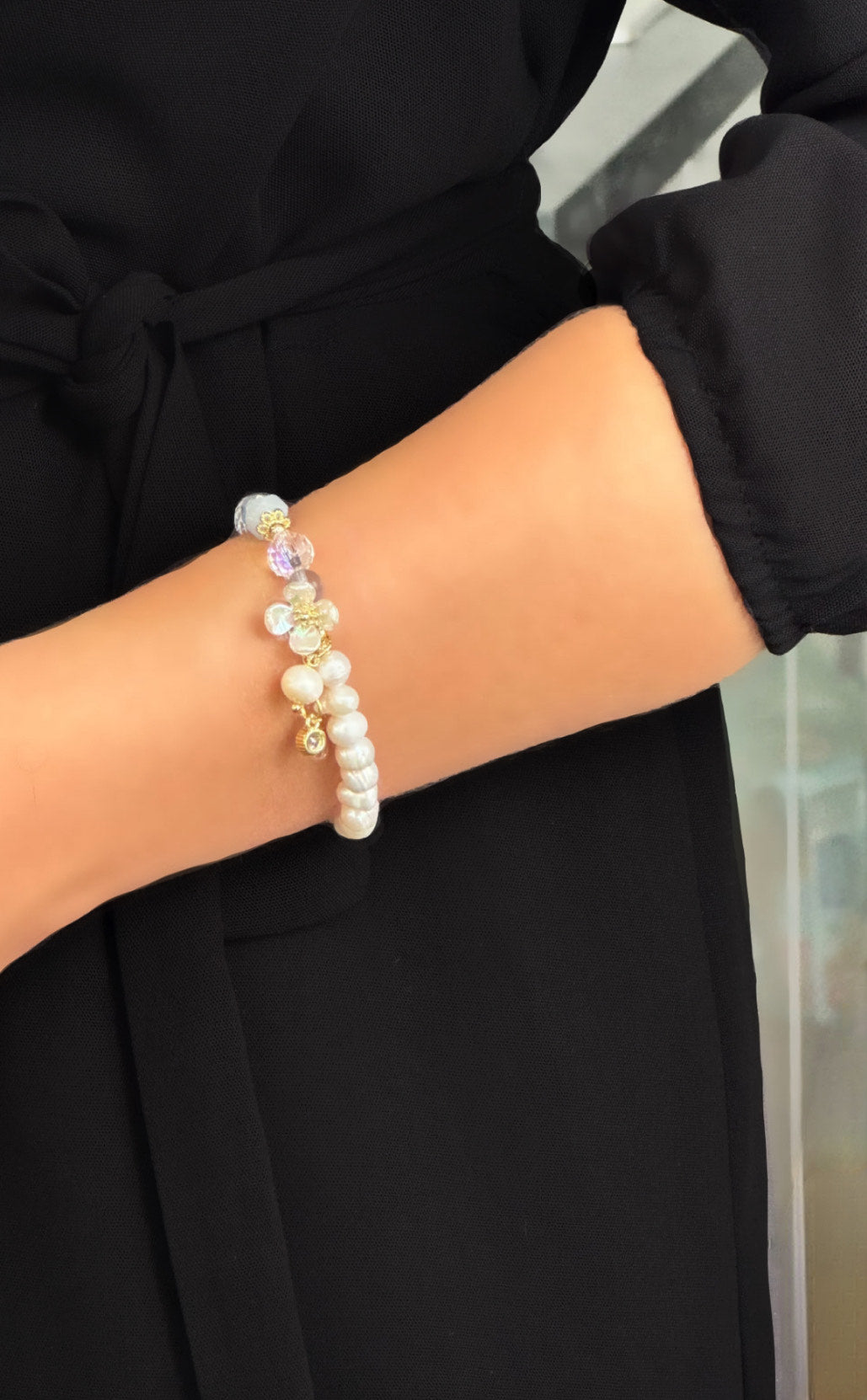 Himmel & Perle: Das Dual-Armband